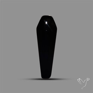 Black Onyx Coffin Shaped Cabochon