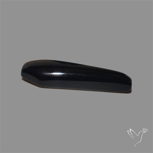Black Onyx Coffin Shaped Cabochon