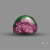 Ruby In Zoisite Cabochon with Rare Flashy Ruby