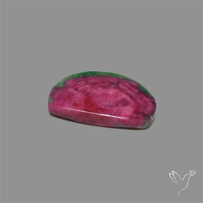 Ruby In Zoisite Cabochon with Rare Flashy Ruby