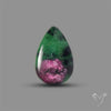 Ruby In Zoisite Large Cabochon with Rare Flashy Ruby