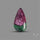 Ruby In Zoisite Large Cabochon with Rare Flashy Ruby