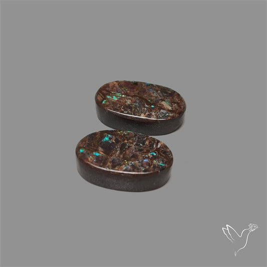 Aolite Cabochon Pair High Grade
