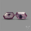 Trapiche Ruby Portrait Cut Flashy Natural Ruby Pair