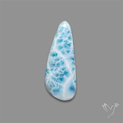 Larimar Top Grade Deep Blue Cabochon