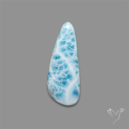 Larimar Top Grade Deep Blue Cabochon