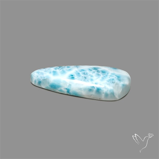Larimar Top Grade Deep Blue Cabochon