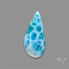 Larimar Top Grade Deep Blue Cabochon