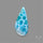 Larimar Top Grade Deep Blue Cabochon