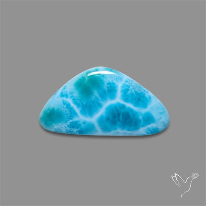Larimar Top Grade Deep Blue Cabochon