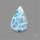 Larimar Top Grade Deep Blue Cabochon