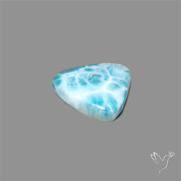 Larimar Top Grade Deep Blue Cabochon