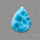 Larimar Top Grade Deep Blue Cabochon