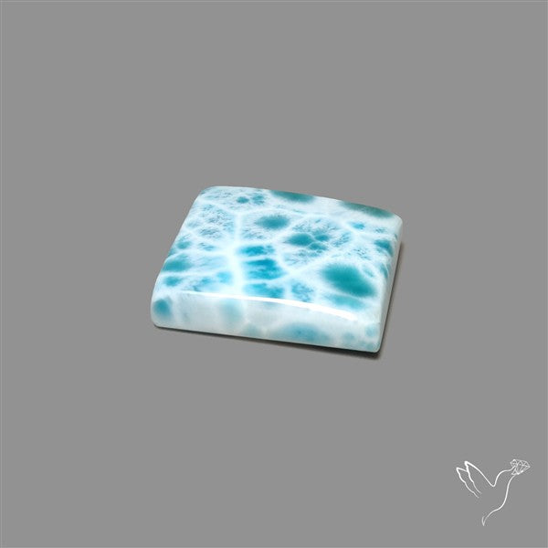 Larimar Top Grade Deep Blue Cabochon