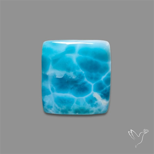 Larimar Top Grade Deep Blue Cabochon