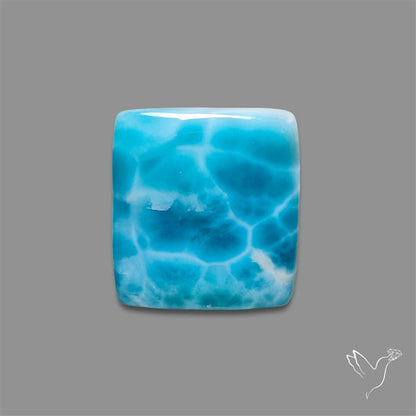 Larimar Top Grade Deep Blue Cabochon
