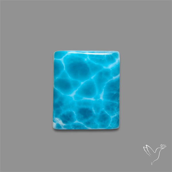 Larimar Top Grade Deep Blue Cabochon