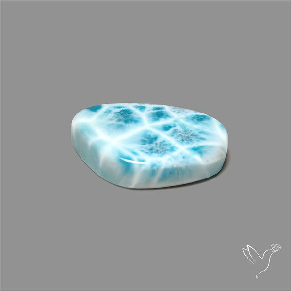 Larimar Top Grade Deep Blue Cabochon