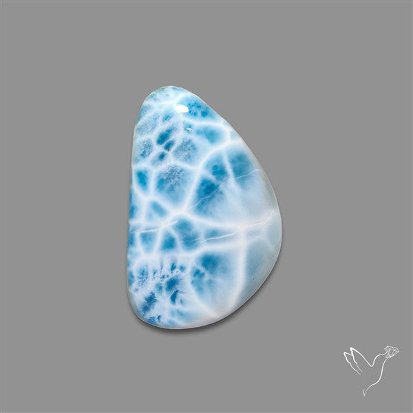 Larimar Top Grade Deep Blue Cabochon