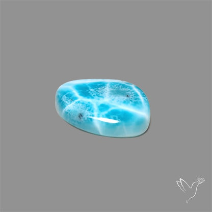 Larimar Top Grade Deep Blue Cabochon