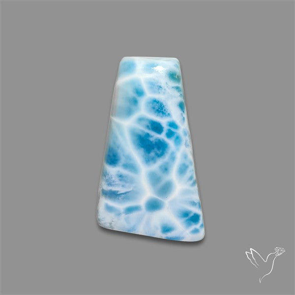 Larimar Top Grade Deep Blue Cabochon
