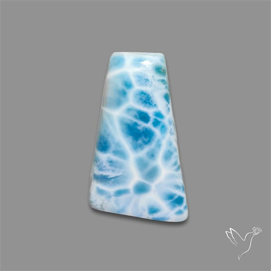 Larimar Top Grade Deep Blue Cabochon