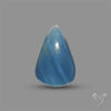 Caribbean Blue Calcite Cabochon aka Blue Onyx