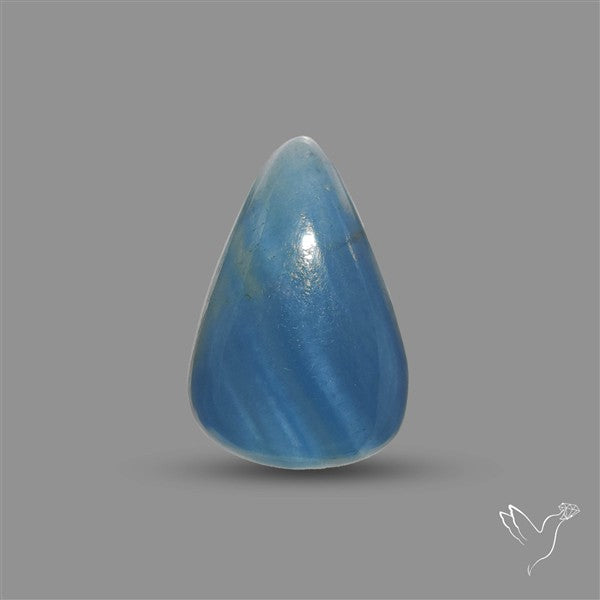 Caribbean Blue Calcite Cabochon aka Blue Onyx