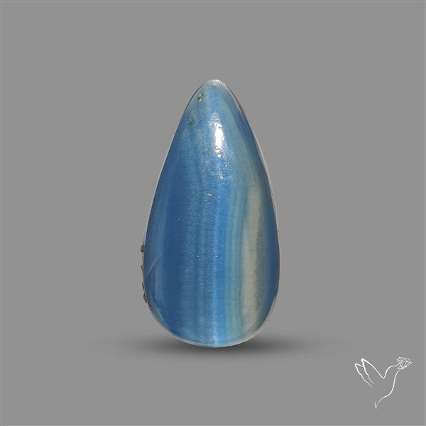 Caribbean Blue Calcite Cabochon aka Blue Onyx