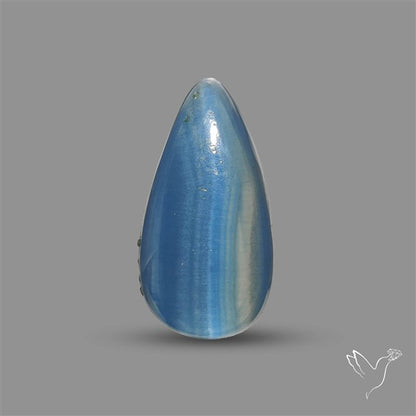 Caribbean Blue Calcite Cabochon aka Blue Onyx