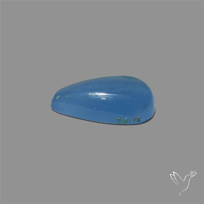 Caribbean Blue Calcite Cabochon aka Blue Onyx