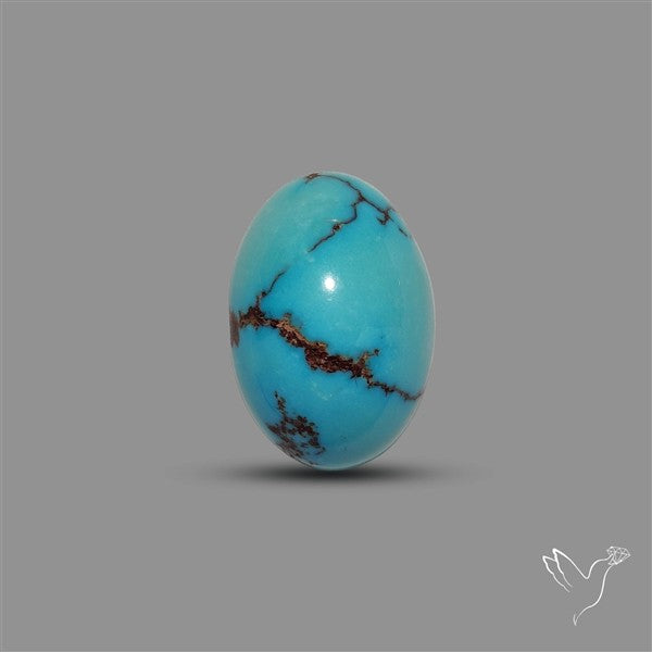 Rare Egyptian Turquoise Cabochon from Sinai Peninsula