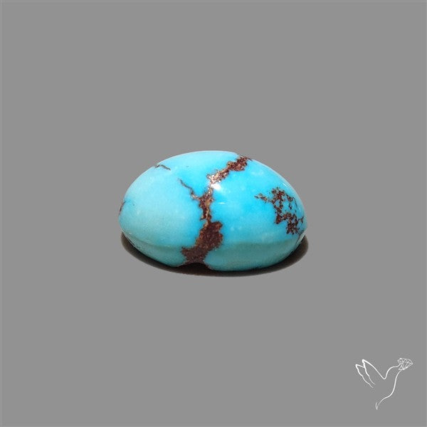 Rare Egyptian Turquoise Cabochon from Sinai Peninsula