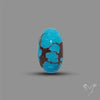 Rare Egyptian Turquoise Cabochon from Sinai Peninsula