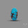 Rare Egyptian Turquoise Cabochon from Sinai Peninsula