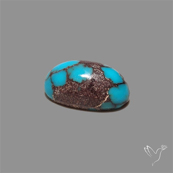 Rare Egyptian Turquoise Cabochon from Sinai Peninsula