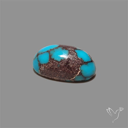 Rare Egyptian Turquoise Cabochon from Sinai Peninsula