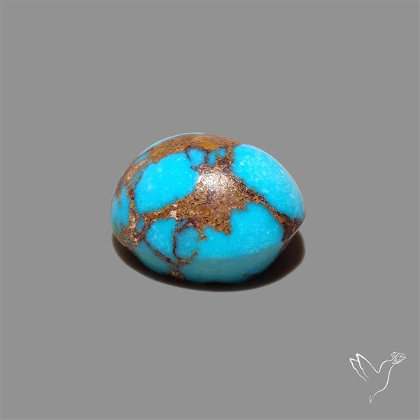 Rare Egyptian Turquoise Cabochon from Sinai Peninsula