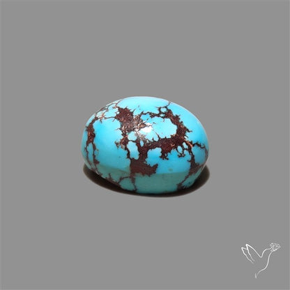 Rare Egyptian Turquoise Cabochon from Sinai Peninsula