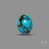 Rare Egyptian Turquoise Cabochon from Sinai Peninsula