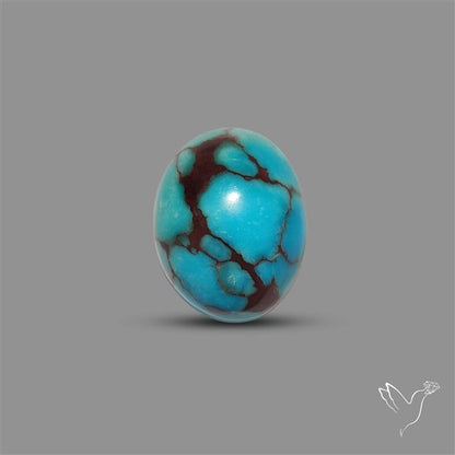 Rare Egyptian Turquoise Cabochon from Sinai Peninsula
