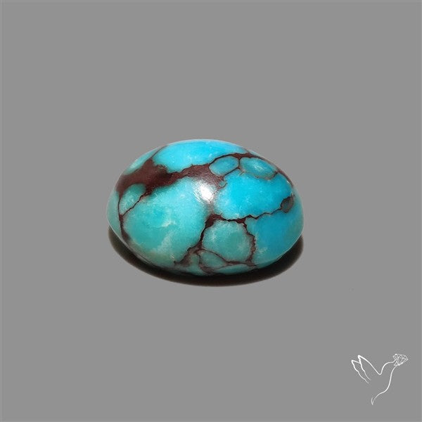 Rare Egyptian Turquoise Cabochon from Sinai Peninsula