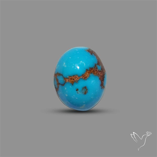Rare Egyptian Turquoise Cabochon from Sinai Peninsula