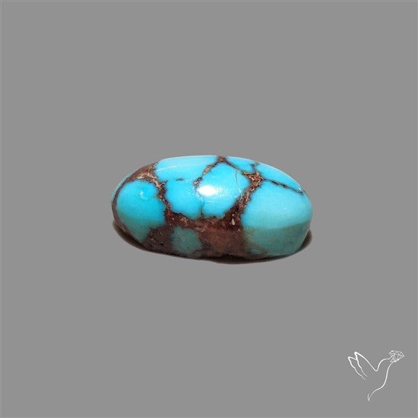 Rare Egyptian Turquoise Cabochon from Sinai Peninsula