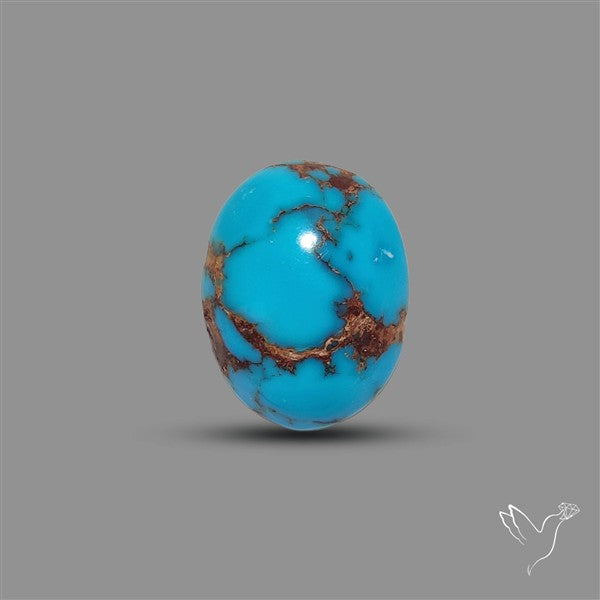 Rare Egyptian Turquoise Cabochon from Sinai Peninsula
