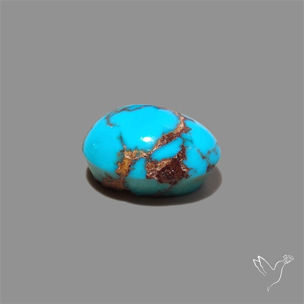Rare Egyptian Turquoise Cabochon from Sinai Peninsula