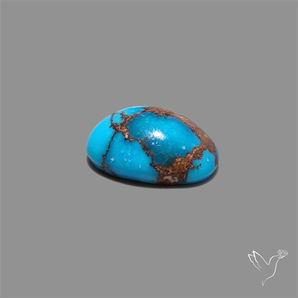 Rare Egyptian Turquoise Cabochon from Sinai Peninsula