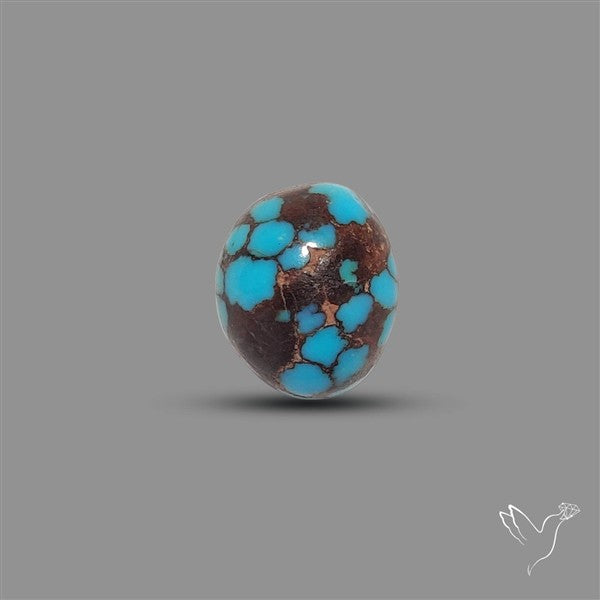 Rare Egyptian Turquoise Cabochon from Sinai Peninsula