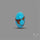 Rare Egyptian Turquoise Cabochon from Sinai Peninsula