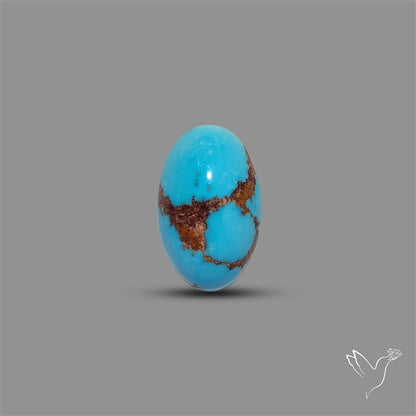 Rare Egyptian Turquoise Cabochon from Sinai Peninsula
